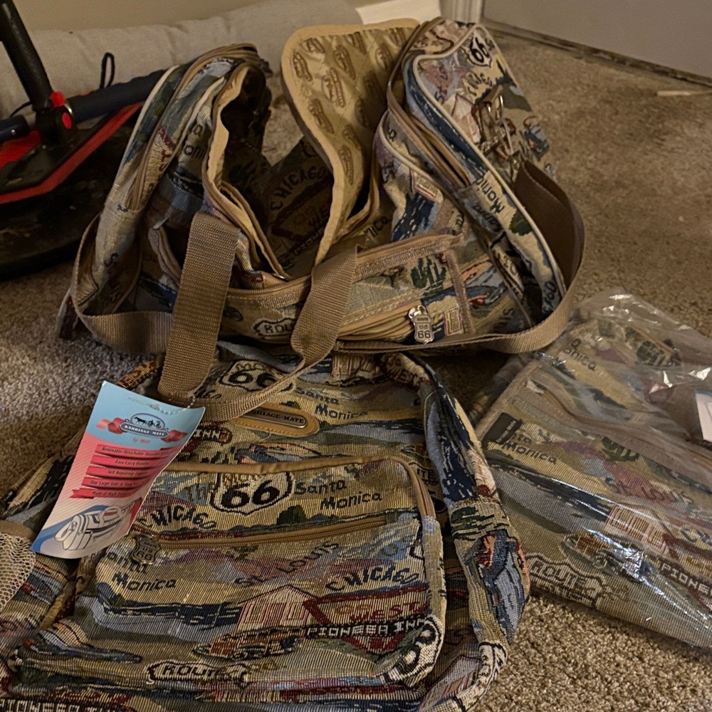 Route 66 Tapestry Backpack - Multicolor
